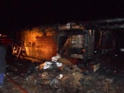 В одном из частных дворов Таганрога сгорела баня