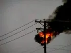 Занятой энергетик РЖД в Таганроге начхал на проблемы жителей,их столб сегодня сгорел