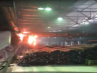  Техника выходит из строя: на Таганрогском металлургическом заводе загорелся мостовой кран