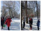 В Таганроге прошла акция «Покормите птиц зимой!»
