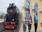 Поезд на паровозной тяге приезжал в Таганрог в праздничные дни