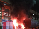 В Таганроге загорелся цех на заводе "Красный котельщик"