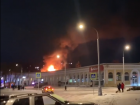 Пожар в Таганроге: большое возгорание в районе ул. Чехова и Красного переулка 
