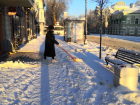 Зачем в Таганроге чистить снег? Сам растает! 