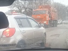 Снегоуборочная техника в Таганроге ездит не по правилам