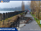 В каком состоянии Пушкинская набережная спустя месяц после урагана в Таганроге