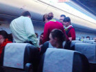  Житель Таганрога  оскандалился  на борту самолета «Болонья - Ростов»