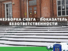За нечищеный снег Административная инспекция наказала детский сад и ВУЗ Таганрога
