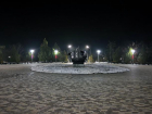 Обновленный Приморский парк в Таганроге вечером