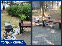 Сквер у Нового вокзала в Таганроге преобразился после критики горожан