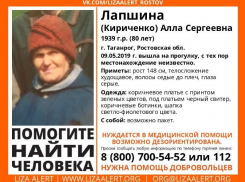 В Таганроге в День Победы пропала бабушка