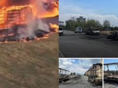 В Сети появились новые кадры пожара под Таганрогом в ЖК «Авиатор»
