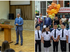 Ни дня без чиновников: замгубернатора и зампред Совета Федерации побывали на линейках в Таганроге