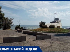 В Таганроге возле морского вокзала пока что ничего не строится