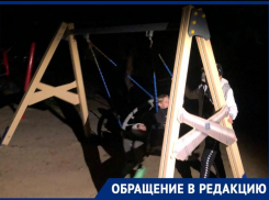 «Темное царство» на детской площадке в центре Таганрога