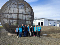 Юным экологам посчастливилось побывать на Неклиновском МЭОК под Таганрогом