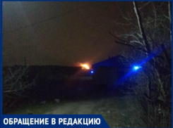 Подобно маяку, горит ярким пламенем свалка Таганрога
