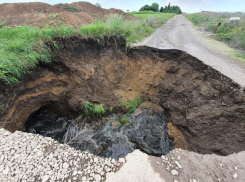 Новое обрушение  коллектора в Таганроге