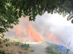 Крупный пожар распространился в районе Богудонии 