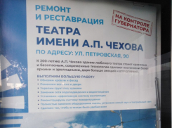 Технической ошибкой объяснили путаницу на баннере, установленном на здании театра