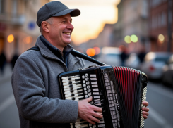 «Видимо, самый красивый»: уличный артист самозабвенно развлекает таганрожцев