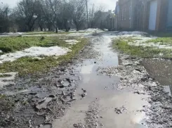 «Куда ты, тропинка, меня завела»: таганроженка показала болото вместо тротуаров на Северном