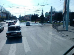 Открытие нового фонтана в центре Таганрога попало на камеру видеорегистратора