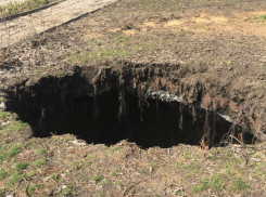 Коллектор Таганрога  преподносит «сюрпризы», появляются новые провалы 