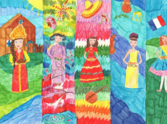 Таганрогские казаки провели конкурс детского рисунка 