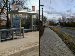 «Найдите ушлепков!»: таганрожцы пожаловались на сломанную трамвайную остановку «Красный гидропресс»