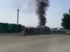 Таганрожцы засняли, как на закрытом полигоне нарушители снова сжигают мусор