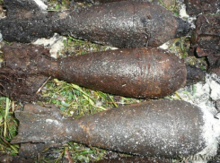 Три минометные мины и ручная граната обнаружены в Матвеево-Курганском районе