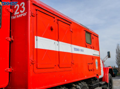 Вновь пожар: спасатели вывели таганрожцев из задымленного здания