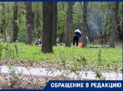 В обновлённой роще Таганрога старые привычки – снова жгут костры в Дубках