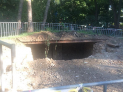 В Таганроге при реконструкции парка нашли тайное подземелье