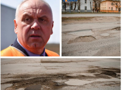 Замгубернатора РО, министр транспорта Владимир Окунев указал на плохие дороги в Таганроге