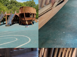 Детская площадка в «Дубках» Таганрога: история одного долгостроя