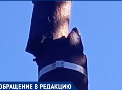 Жителей «Садов-1» беспокоит опасный электрический столб