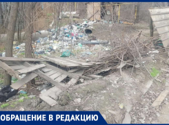 Мусор за год так и не убрали: перед портом у Морской лестницы расположилась свалка 