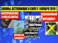 Что изменится в жизни таганрожцев с ноября 2019 года