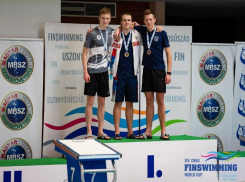 Таганрожцы победили в первом этапе Кубка мира по подводному плаванию