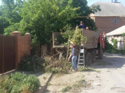 Два депутата, засучив рукава, с помощью жителей несколько часов чистили  русло Черепахи