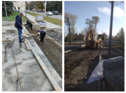 Северная площадь в Таганроге: благоустройство идёт семимильными шагами 