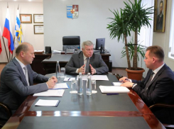 Губернатор Василий  Голубев с рабочим визитом посетил Таганрог