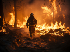 Ростовская область в огне: за сутки потушено 24 ландшафтных пожара