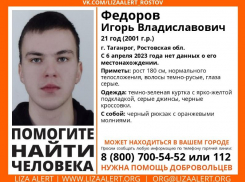 В региональный розыск объявлен 21-летний студент из Таганрога