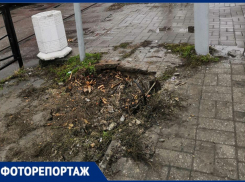 Уничтожение афишных тумб 19 века в Таганроге 