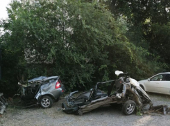 В Таганроге обнаружили в кустах искореженное авто и труп мужчины