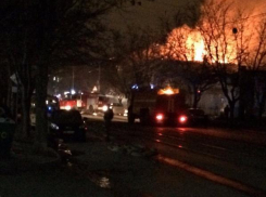 Пожар в центре города потушили спустя два часа