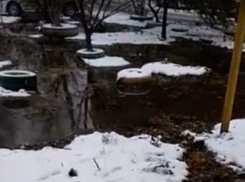 По милости Водоканала жители ул.Циолковского в Таганроге  подумывают о байдарках